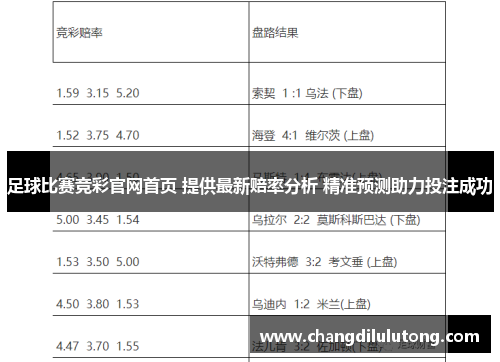 竞彩网足球比分混合过关，解锁胜负预测的全新维度