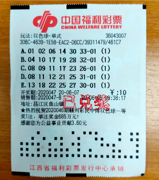 真实票见证奇迹，双色球中奖背后的故事