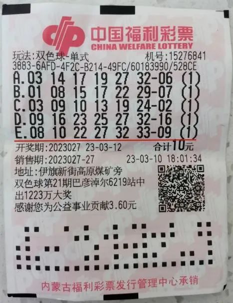 探索幸运之旅，内蒙古福利彩票双色球开奖结果查询全攻略